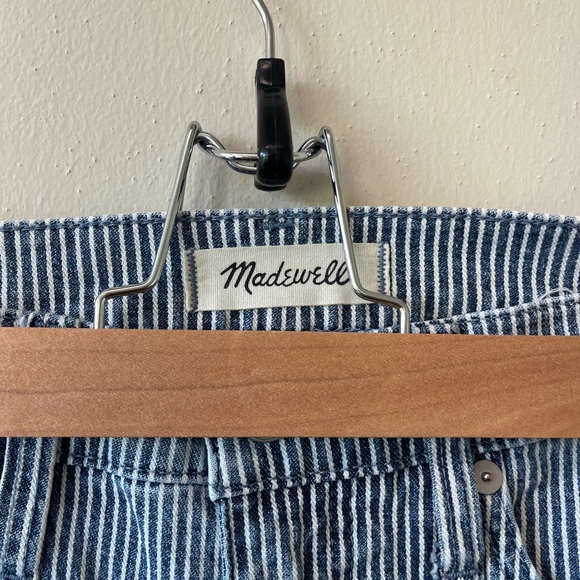 Madewell 9” Mid-Rise Skinny Jean in Piper Stripe - Picture 4 of 10